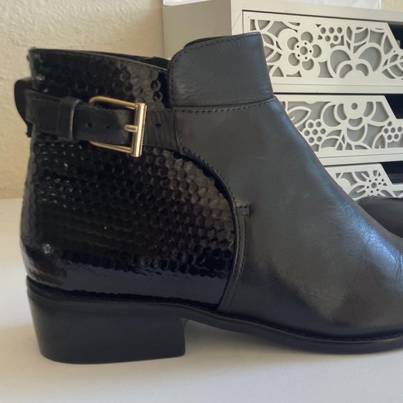 Reiss Black Ankle Boot - Picture 1 of 6